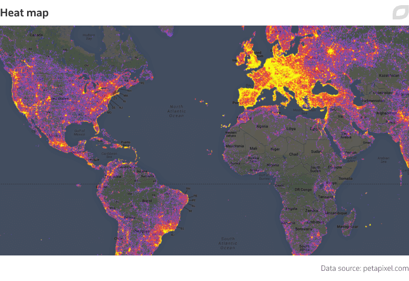 Heat map example